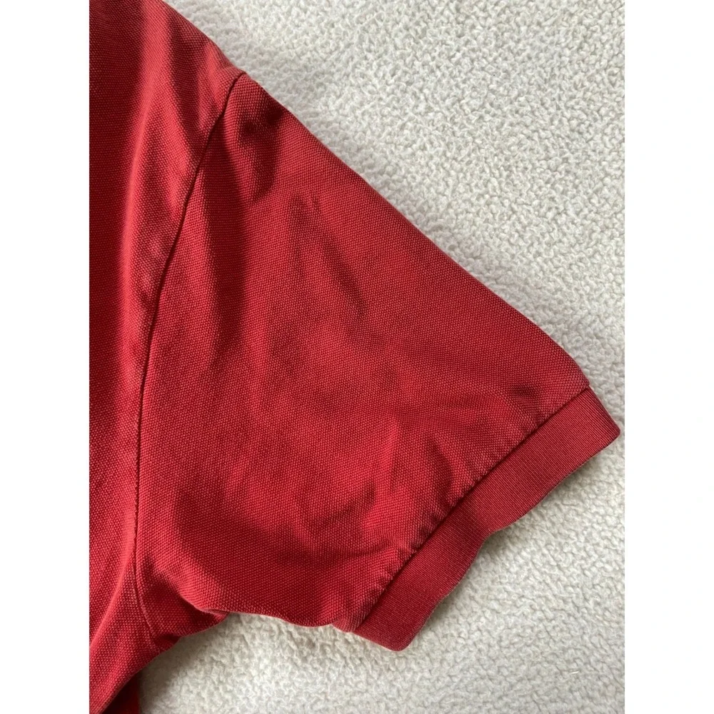 Polo Ralph Lauren Men Extra Large Polo Shirt Red Big Pony USA Flag Patch‎